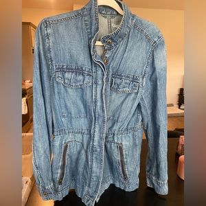 Gap denim utility/ field jacket.